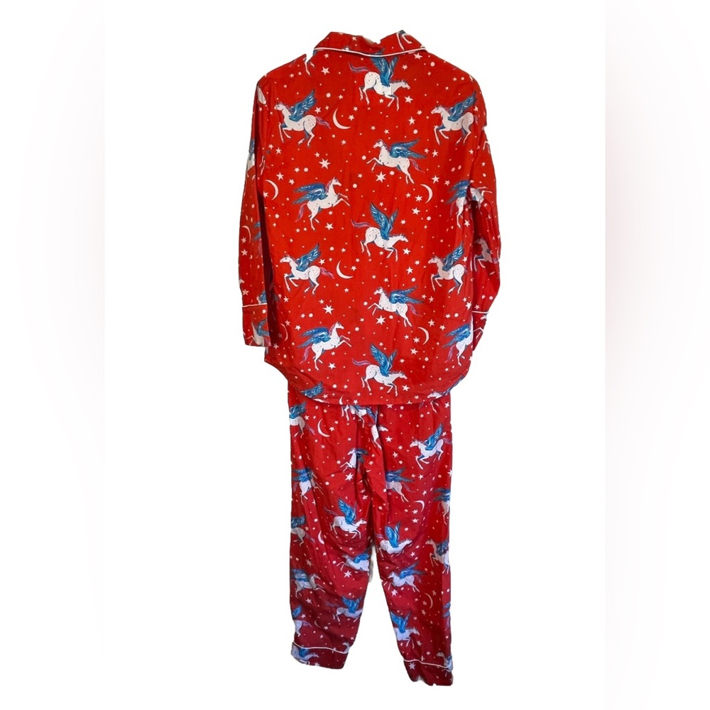 Printfresh Moon Flight Pegasus Unicorn Organic
Cotton Long Pajama Set Size XXS - Picture 5 of 7